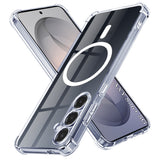Husa pentru Samsung Galaxy S26 Plus, Techsuit Shockproof Clear Silicone MagSafe, transparenta