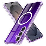 Husa pentru Samsung Galaxy S26, Techsuit Shockproof Clear Silicone MagSafe, transparenta