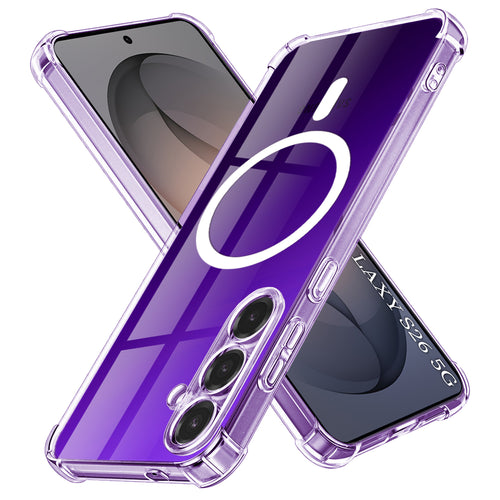 Husa pentru Samsung Galaxy S26, Techsuit Shockproof Clear Silicone MagSafe, transparenta