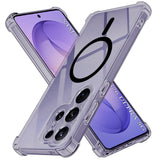 Husa pentru Samsung Galaxy S26 Ultra, Techsuit Shockproof Clear Silicone MagSafe, fumuriu