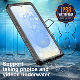 Husa pentru Samsung Galaxy S26 Ultra, ShellBox Waterproof IP68 Case, negru