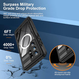 Husa pentru Samsung Galaxy S26 Ultra, ShellBox Waterproof IP68 Case, negru