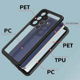 Husa pentru Samsung Galaxy S25 FE, ShellBox Waterproof IP68 Case, negru