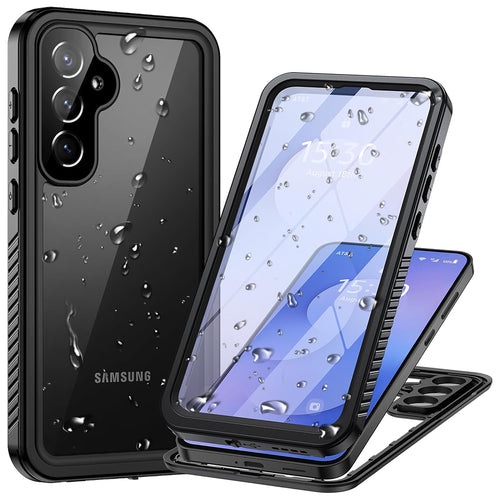 Husa pentru Samsung Galaxy S25 FE, ShellBox Waterproof IP68 Case, negru