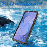 Husa pentru Samsung Galaxy S25 FE, ShellBox Waterproof IP68 Case, negru