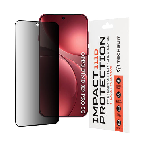 Folie de protectie pentru OPPO Find X9 Pro, Techsuit 111D Privacy Full Glue