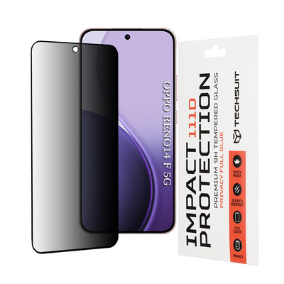 Folie de protectie pentru OPPO Reno14 FS 5G, Techsuit 111D Privacy Full Glue