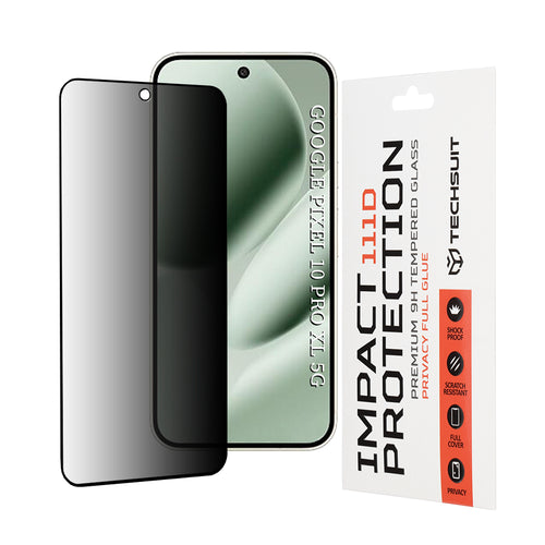 Folie de protectie pentru Google Pixel 10 Pro XL, Techsuit 111D Privacy Full Glue