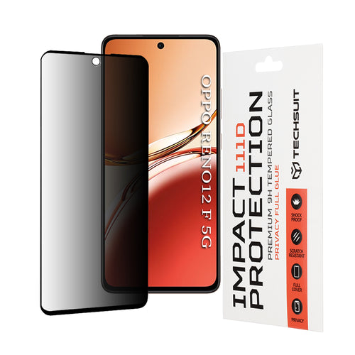 Folie de protectie pentru OPPO Reno12 F 5G, Techsuit 111D Privacy Full Glue