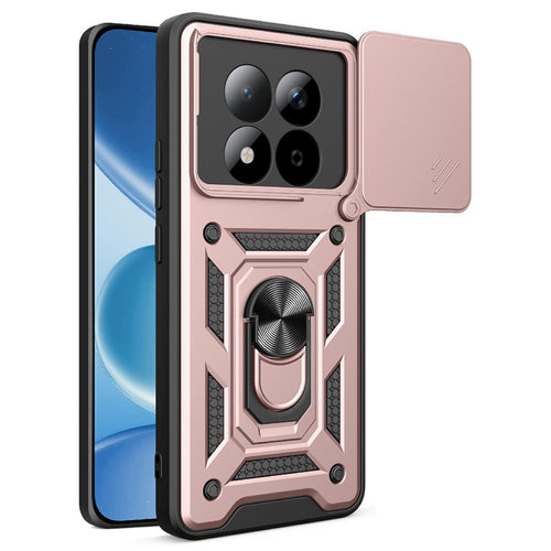 Husa pentru Xiaomi Redmi Note 15 Pro 5G, Techsuit CamShield Series, roz