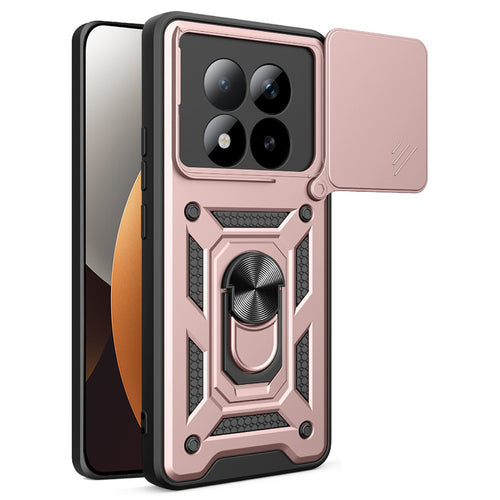 Husa pentru Xiaomi Redmi Note 15 Pro+ 5G, Techsuit CamShield Series, roz