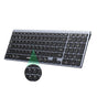 Tastatura UGREEN Wireless Keyboard K552 (75163), Bluetooth 5.0, USB-C, Multi-device Connection, Metal Shell, 99 Keys, 500mAh, negru