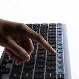Tastatura UGREEN Wireless Keyboard K552 (75163), Bluetooth 5.0, USB-C, Multi-device Connection, Metal Shell, 99 Keys, 500mAh, negru