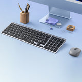 Tastatura UGREEN Wireless Keyboard K552 (75163), Bluetooth 5.0, USB-C, Multi-device Connection, Metal Shell, 99 Keys, 500mAh, negru