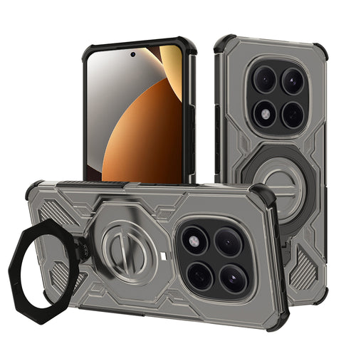 Husa pentru Xiaomi Redmi Note 15 Pro+ 5G, Techsuit Carbon Shield PRO, fumuriu
