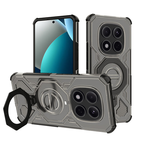 Husa pentru Xiaomi Redmi Note 15 Pro 5G, Techsuit Carbon Shield PRO, fumuriu