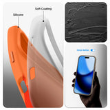 Husa pentru iPhone 17 Pro, Spigen Silicone Fit MagSafe (ACS11379), portocaliu