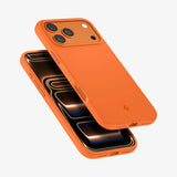 Husa pentru iPhone 17 Pro, Spigen Silicone Fit MagSafe (ACS11379), portocaliu