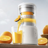 Deerma Electric Citrus Juicer (LC01), Cordless, portabil, Automatic Pulp Separation System, 1500mAh, 45W, BPA-Free, Alb