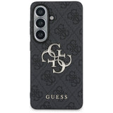 Husa pentru Samsung Galaxy S26, Guess Hardcase 4G Big Metal Logo (GUHCS26S4GMGGR), negru