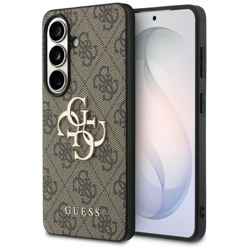 Husa pentru Samsung Galaxy S26, Guess Hardcase 4G Big Metal Logo (GUHCS26S4GMGBR), maro