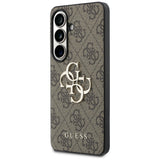 Husa pentru Samsung Galaxy S26, Guess Hardcase 4G Big Metal Logo (GUHCS26S4GMGBR), maro