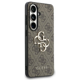 Husa pentru Samsung Galaxy S26, Guess Hardcase 4G Big Metal Logo (GUHCS26S4GMGBR), maro