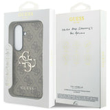 Husa pentru Samsung Galaxy S26, Guess Hardcase 4G Big Metal Logo (GUHCS26S4GMGBR), maro