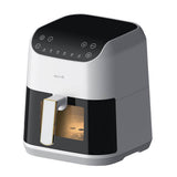 Deerma Air Fryer (DEM-KZ130W), 5.5l, 6x Programs, Temperature Range 80-200°C, Cooking Scheduling Feature, 1300W, Alb