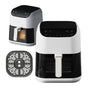 Deerma Air Fryer (DEM-KZ130W), 5.5l, 6x Programs, Temperature Range 80-200°C, Cooking Scheduling Feature, 1300W, Alb