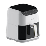 Deerma Air Fryer (DEM-KZ130W), 5.5l, 6x Programs, Temperature Range 80-200°C, Cooking Scheduling Feature, 1300W, Alb