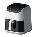 Deerma Air Fryer (DEM-KZ130W), 5.5l, 6x Programs, Temperature Range 80-200°C, Cooking Scheduling Feature, 1300W, Alb