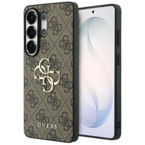 Husa pentru Samsung Galaxy S26 Ultra, Guess Hardcase 4G Big Metal Logo (GUHCS26L4GMGBR), maro