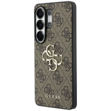 Husa pentru Samsung Galaxy S26 Ultra, Guess Hardcase 4G Big Metal Logo (GUHCS26L4GMGBR), maro