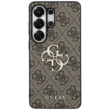 Husa pentru Samsung Galaxy S26 Ultra, Guess Hardcase 4G Big Metal Logo (GUHCS26L4GMGBR), maro