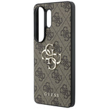 Husa pentru Samsung Galaxy S26 Ultra, Guess Hardcase 4G Big Metal Logo (GUHCS26L4GMGBR), maro