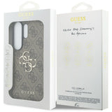 Husa pentru Samsung Galaxy S26 Ultra, Guess Hardcase 4G Big Metal Logo (GUHCS26L4GMGBR), maro