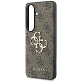 Husa pentru Samsung Galaxy S26 Plus, Guess Hardcase 4G Big Metal Logo (GUHCS26M4GMGBR), maro