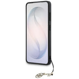 Husa pentru Samsung Galaxy S26, Guess Hardcase 4G Classic Logo Charm (GUHMS26SGF4GGR), negru