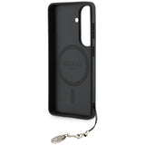 Husa pentru Samsung Galaxy S26, Guess Hardcase 4G Classic Logo Charm (GUHMS26SGF4GGR), negru