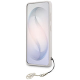 Husa pentru Samsung Galaxy S26, Guess Hardcase 4G Classic Logo Charm MagSafe (GUHMS26SGF4GPI), roz