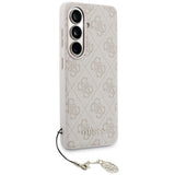 Husa pentru Samsung Galaxy S26, Guess Hardcase 4G Classic Logo Charm MagSafe (GUHMS26SGF4GPI), roz
