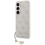 Husa pentru Samsung Galaxy S26, Guess Hardcase 4G Classic Logo Charm MagSafe (GUHMS26SGF4GPI), roz