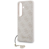 Husa pentru Samsung Galaxy S26, Guess Hardcase 4G Classic Logo Charm MagSafe (GUHMS26SGF4GPI), roz