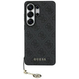 Husa pentru Samsung Galaxy S26 Ultra, Guess Hardcase 4G Classic Logo Charm (GUHMS26LGF4GGR), negru