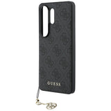 Husa pentru Samsung Galaxy S26 Ultra, Guess Hardcase 4G Classic Logo Charm (GUHMS26LGF4GGR), negru