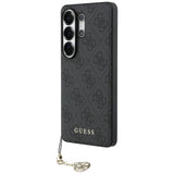 Husa pentru Samsung Galaxy S26 Ultra, Guess Hardcase 4G Classic Logo Charm (GUHMS26LGF4GGR), negru