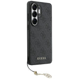 Husa pentru Samsung Galaxy S26 Ultra, Guess Hardcase 4G Classic Logo Charm (GUHMS26LGF4GGR), negru