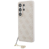 Husa pentru Samsung Galaxy S26 Ultra, Guess Hardcase 4G Classic Logo Charm (GUHMS26LGF4GPI), roz