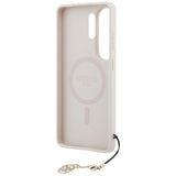 Husa pentru Samsung Galaxy S26 Ultra, Guess Hardcase 4G Classic Logo Charm (GUHMS26LGF4GPI), roz
